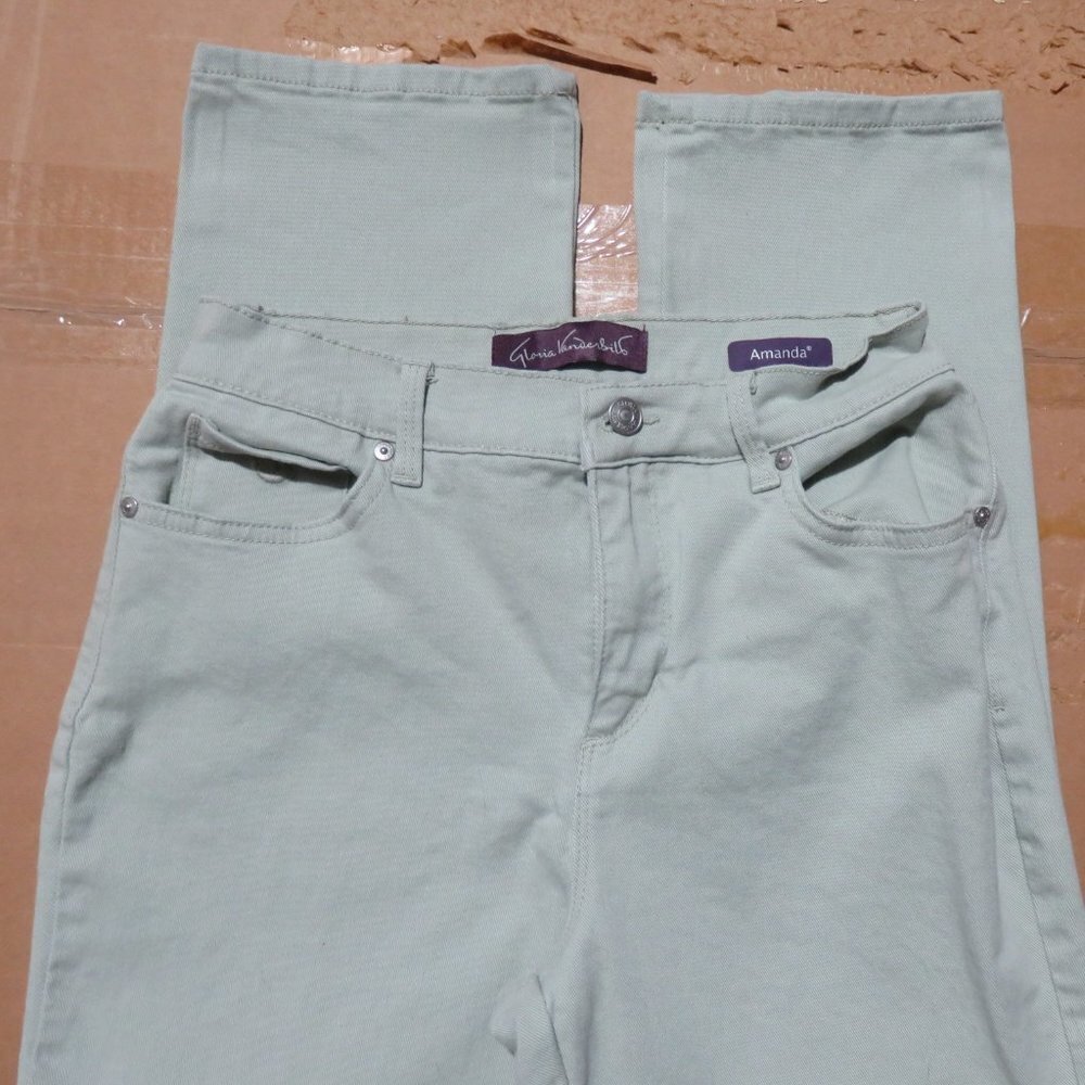 Gloria Vanderbilt Amanda Slimming Tapered Leg Jeans Size 6 inseam 27